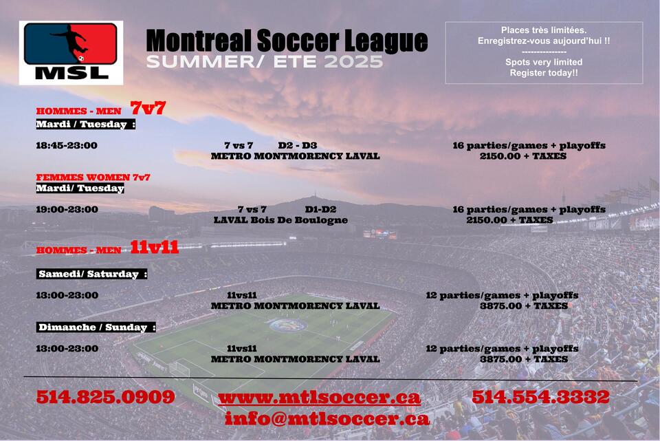 Summer registration 2025